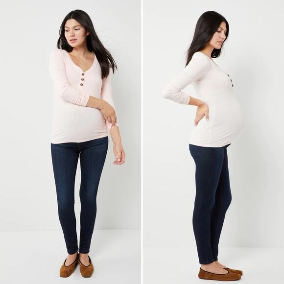 AG Jeans Secret Belly Maternity Jeans Ankle‎ Legging Sz 26 Pregnancy Comfortable - Picture 2 of 16